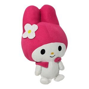 Hello Kitty My Melody Plush 12" Fiesta Sanrio 2013 Pink White Doll Stuffed